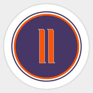 Abdel Nader Number 11 Jersey Phoenix Suns Inspired Sticker